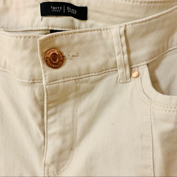 White House Black Market Skimmer Jeans Sz 2 - Picture 6 of 16